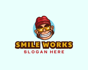 Monkey Fashion Smile logo design