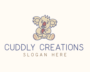 Koala Plushie Toy logo design