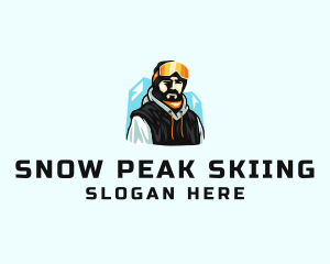 Iceberg Skier Athlete logo