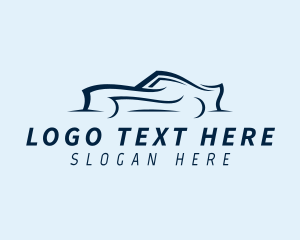 Modern Car Vehicle logo