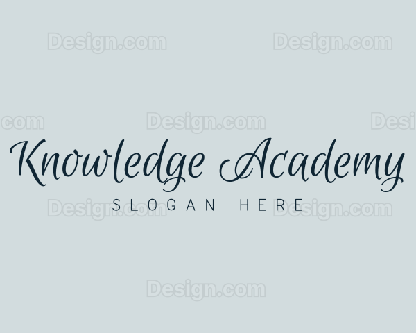 Elegant Style Fashion Logo