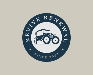 Retro Restoration Car logo