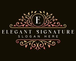 Organic Floral Boutique logo design