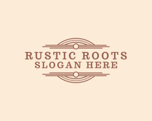 Premium Western Saloon logo design