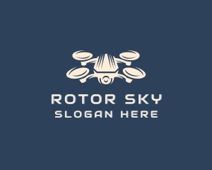 Videographer Quadcopter Rotor logo design