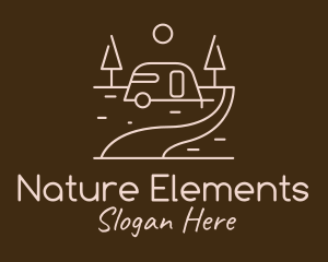 Camper Van Nature logo design