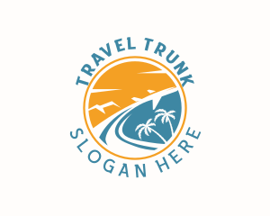 Travel Island Getaway logo design