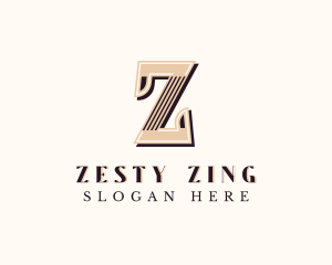 Stylish Retro Brand Letter Z logo design