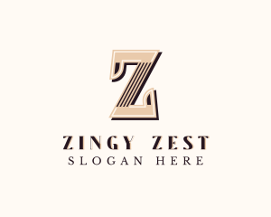 Stylish Retro Brand Letter Z logo design