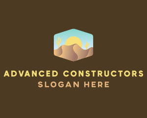 Sand Dune Desert  logo design