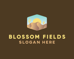 Sand Dune Desert  logo design