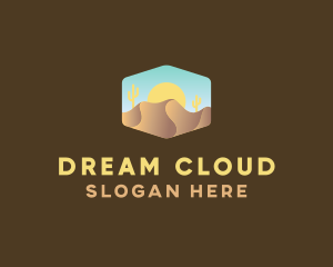 Sand Dune Desert  logo design