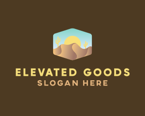 Sand Dune Desert  logo design