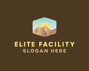 Sand Dune Desert  logo design