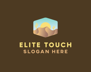 Sand Dune Desert  logo design