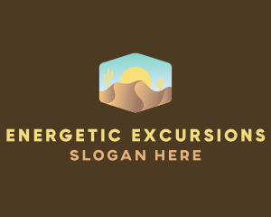 Sand Dune Desert  logo design