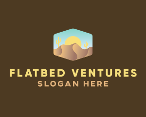 Sand Dune Desert  logo design