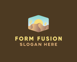 Sand Dune Desert  logo design