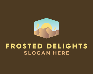 Sand Dune Desert  logo design