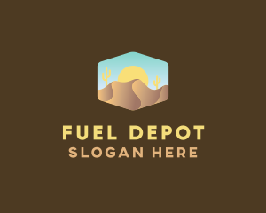 Sand Dune Desert  logo design