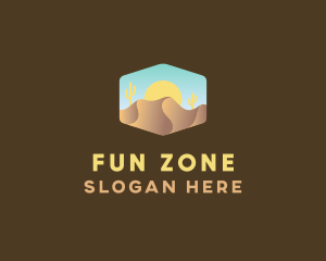 Sand Dune Desert  logo design