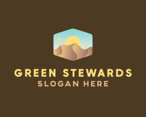 Sand Dune Desert  logo design