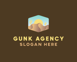 Sand Dune Desert  logo design