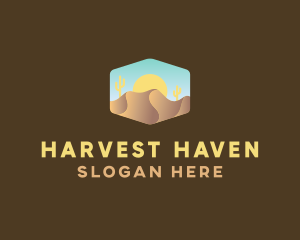 Sand Dune Desert  logo design