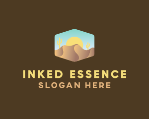 Sand Dune Desert  logo design