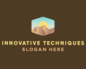 Sand Dune Desert  logo design