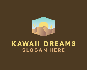 Sand Dune Desert  logo design