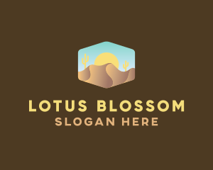 Sand Dune Desert  logo design