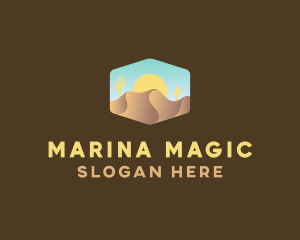 Sand Dune Desert  logo design