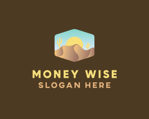 Sand Dune Desert  logo design