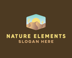 Sand Dune Desert  logo design