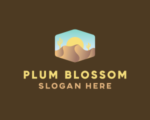 Sand Dune Desert  logo design