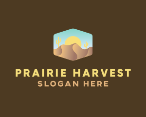 Sand Dune Desert  logo design