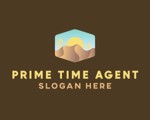 Sand Dune Desert  logo design