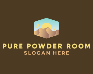 Sand Dune Desert  logo design