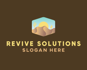 Sand Dune Desert  logo design