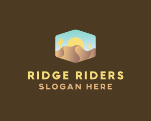 Sand Dune Desert  logo design