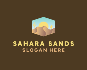 Sand Dune Desert  logo design