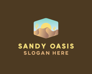 Sand Dune Desert  logo design