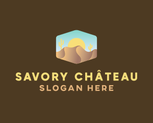 Sand Dune Desert  logo design