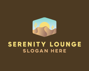 Sand Dune Desert  logo design