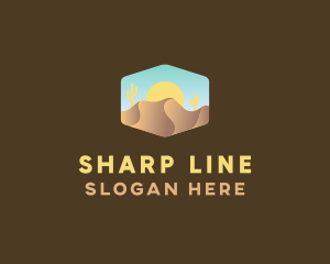 Sand Dune Desert  logo design