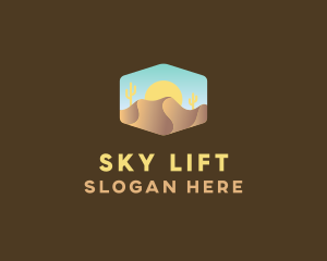 Sand Dune Desert  logo design