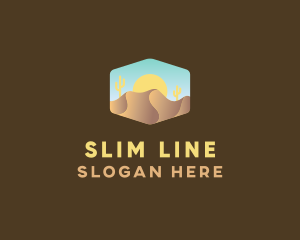 Sand Dune Desert  logo design