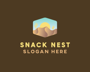 Sand Dune Desert  logo design