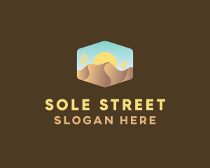 Sand Dune Desert  logo design